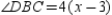 <strong> If m , m , and m , find x.</strong> A) x = 8 B) x = 8.25 C) x = 8.5 D) x = 8.75