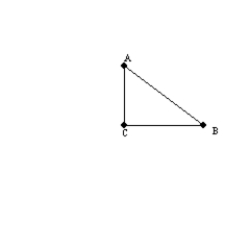 Given that m = 90° and that the triangular region is revolved about side , the related solid of revolution is a right circular cone with radius BC and altitude AC.