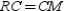 -Where M, N, and P are the midpoints of the sides of and C is the centroid of the triangle, it follows that .