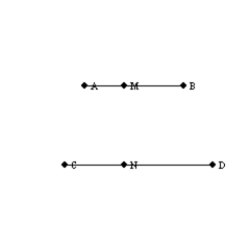 -If and are divided proportionally at points M and N (as shown), then .