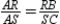-In the figure, intersects two sides of as shown. If , what relationship must hold true?