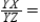 -In the figure, bisects of . Complete the proportion that follows. ?