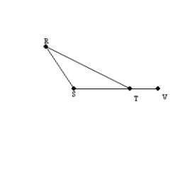 -In , it is given that is a right angle. What word characterizes the relationship between and ?