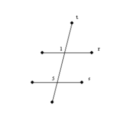 -The statement, If 2 parallel lines are cut by a transversal, then corresponding angles are congruent can be used to prove that 2 lines are parallel.