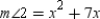 When lines a and b are cut by transversal d, and are a pair of alternate exterior angles that are formed. If and , find x.