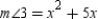 When two parallel lines are cut by a transversal, and are a pair of alternate interior angles formed. If and , find x.