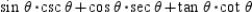 For any angle measure (where ° and °), find the value of the expression .
