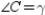 -In the acute triangle shown, m , m , and m . Suppose that you know the length a and measures of angles and . If you wish to find the length b, state the form of the Law of Sines or Law of Cosines that you would use.