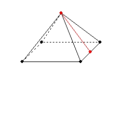   Use the drawing to explain the following theorem. The lateral area L of a regular pyramid with slant height of length l and perimeter P for the base is given by   . [Note: Except for the number of sides for the base, the proof (argument) will not change for another regular polygon.] Given: Regular polygon with slant height of length l and length s for each side of the base Prove:  <div style=padding-top: 35px> 