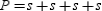 The faces of the regular polygon are congruent triangles. For each face, the altitude has length l while the corresponding base length is s. Thus, the area of each of the n faces is . The lateral area L is the sum of areas of all lateral faces. That is, , Because , the formula for the lateral area becomes .