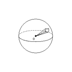 Knowing that the surface area of a sphere is given by , complete the proof of the volume formula for the sphere. Having separated the sphere into n pyramids ( each with the center of the sphere for its vertex), show that the volume of the sphere is .