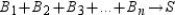 The volume of the sphere is the approximation of the sum of the volumes of the n pyramids. Where the areas of the bases are , , , and so on through , the corresponding altitudes all have a length approximated by h. The the volume of the sphere is appproximated by . In turn, . As n increases, the length h of the altitudes of the pyramids approaches r, the length of the radius of the sphere; that is, . As n increases, the combined base areas of the pyramids also approaches the surface area S of the sphere; that is, . As n increases, we find that or , so that .