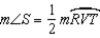 Supply missing statements and missing reasons for the proof of the following theorem. An angle inscribed in a semicircle is a right angle. Given: with diameter and (as shown) Prove: is a right angle. S1. R1. S2. R2. S3. R3. The measure of a semicircle is 180. S4. or R4. S5. R5.