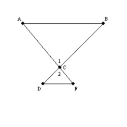 Supply missing statements and missing reasons in the following proof. Given: in the figure shown Prove: S1. R1. S2. R2. S3. R3. Vertical angles are congruent. S4. R4.