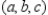 Where and are natural numbers and , let , , and . Verify that is a Pythagorean Triple.