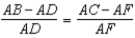 Supply the missing reasons for the following proof. Given: and Prove: S1. and R1. S2. R2. S3. R3. S4. R4. S5. R5. S6. R6. A property of proportions S7. R7. Substitution Property of Equality