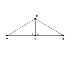 Provide the missing statements and missing reasons for the following proof. Given: and V is the midpoint of Prove: S1. R1. S2. R2. S3. R3. Given S4. R4. S5. R5. Identity S6. R6. S7. R7.