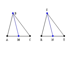 Provide missing statements and missing reasons for the following proof. Given: ; M is the midpoint of and N is the midpoint of Prove: S1. R1. S2. , , and R2. S3. R3. Given S4. R4. The midpoints of two congruent line segments divide the segments into 4 congruent segments. S5. R5. S6. R6.