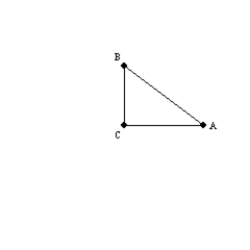 In the triangle shown, is a right angle.Explain why and are complementary.