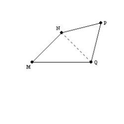 Using the drawing provided, explain the following statement. The sum of the interior angles of a quadrilateral is 360.