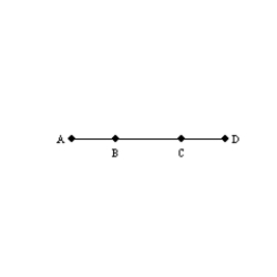Given: A-B-C-D as shown Prove: Supply missing statements and missing reasons for this proof: S1. R1. S2. R2. S3. R3. Segment-Addition Postulate S4. R4. Substitution Property of Equality