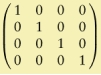 <strong>The matrix below describes what kind of covariance structure in a multilevel model? </strong> A)Unstructured B)AR(1) C)Diagonal D)Variance components