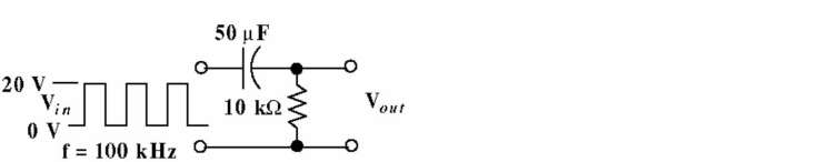 <strong> Figure 20-1 A certain pulse waveform has a rise-time 6 nS and a fall-time of 9 nS. What is the highest frequency component in the waveform?</strong> A) 117 MHz B) 58.3 MHz C) 23.3 MHz D) 38.9 MHz