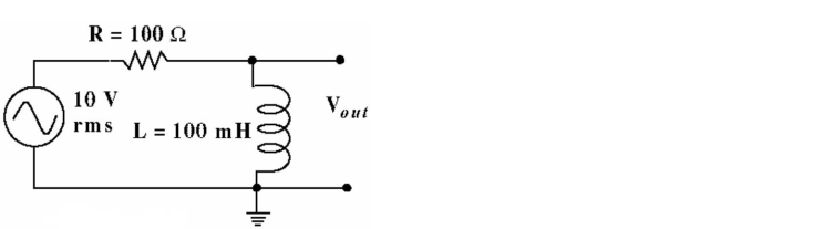 <strong> Figure 18-5 The filter in Figure 18-5 has a Roll-off of:</strong> A) -40 dB per decade B) -3 dB per decade C) -6 dB per decade D) -20 dB per decade
