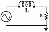 In the circuit in Figure 16-1, assume that XL, = R. The phase angle is 45°.