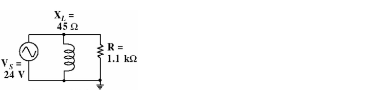 <strong> Given the circuit in Figure , what is the total circuit impedance?</strong> A) 44.96 Ω B) 449.6 Ω C) 222.6 Ω D) 268.3 Ω