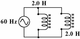<strong> What is the total inductance in the circuit in Figure 13-2?</strong> A) 4.0 H B) 8.0 H C) 2.6 H D) 1.0 H
