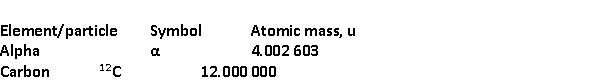 <strong> After a star fuses most its hydrogen into helium, it begins to fuse the helium into carbon. The energy released in fusing helium nuclei α particles) into carbon is approximately</strong> A) 0.730 MeV. B) 1.46 MeV. C) 7.30 MeV. D) 14.6 MeV. E) 73.0 MeV.