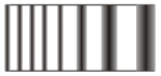 A wedge-shaped film of air is formed by placing a glass plate on a second flat glass plate. The wedge is then illuminated using a monochromatic light from above and a fringe pattern is shown. From the fringe pattern one can conclude that the surface of the first glass plate is