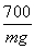 <strong>A projectile of mass m is propelled from ground level with kinetic energy of 450 J. At the exact top of its trajectory, its kinetic energy is 250 J. To what height above the starting point does the projectile rise?</strong> A) m B) m C) m D) m E) m