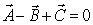<strong>Which of the following vector equations correctly describes the relationship among the vectors shown in the figure below? </strong> A) B) C) D) E) None of these equations are correct.