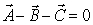 <strong>Which of the following vector equations correctly describes the relationship among the vectors shown in the figure below? </strong> A) B) C) D) E) None of these equations are correct.