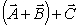 <strong>Three vectors and are added together. Which statement below best describes the additive property of the three vectors?</strong> A) B) C) D) E) All of these