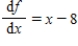 Consider the equation of change .What can you say about the graph of f versus x when ? 