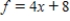 <strong>If f satisfies the equation of change , and the initial value of f is 8, find a formula for the function . </strong> A) B) C) D)