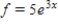 <strong>If f satisfies the equation of change , and the initial value of f is 5, find a formula for the function . </strong> A) B) C) D)