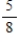 <strong>If f is the linear function then is: </strong> A) 5 B) 8 C) D) 0