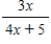The horizontal asymptote for is given by the equation .
