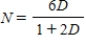 <strong>The average number N of prey that certain predators will consume depends on the density D, in number per square foot, of the prey.The relationship is . What is the largest average number of prey that predators will consume no matter what the density of the prey is? Round your answer to two decimal places, if necessary. </strong> A) 2 B) 6 C) 3.00 D) None of the above