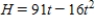 <strong>A ball is tossed upward from the ground.The height H, in feet, of the ball after t seconds is given by . How long after the ball is tossed will it reach its maximum height? Round your answer to two decimal places. </strong> A) 3.76 seconds B) 130.09 seconds C) 2.84 seconds D) 129.39 seconds