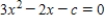 <strong>Use the quadratic formula to write the solution of the quadratic equation . </strong> A) B) C) D) 