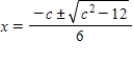 <strong>Use the quadratic formula to write the solution of the quadratic equation . </strong> A) B) C) D) 