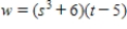 <strong>Use a formula to express w as a function of t if and . </strong> A) B) C) D)
