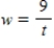 <strong>Use a formula to express w as a function of t if and . </strong> A) B) C) D)