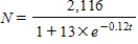 <strong>Make a logistic model for enrollment at a university t years after 2000 making use of the following information. A University facilities can accommodate at most 5,829 students. B: Enrollment in 2000 is 2,116. C: In the absence of limiting factors, enrollment would grow by 13% per year. </strong> A) B) C) D)