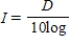 <strong>The decibel level D, a measure of loudness, is related to the relative intensity I of sound by the formula . Express relative intensity as a function of decibels. </strong> A) B) C) D)